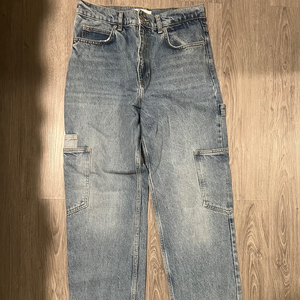 Zara Cargo Jeans Size 4